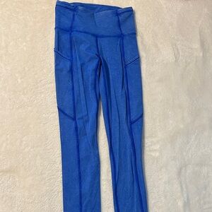 Blue lululemon leggings